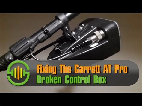 at pro metal detector control box broken|Fixing AT Pro Broken Control Box Mount .